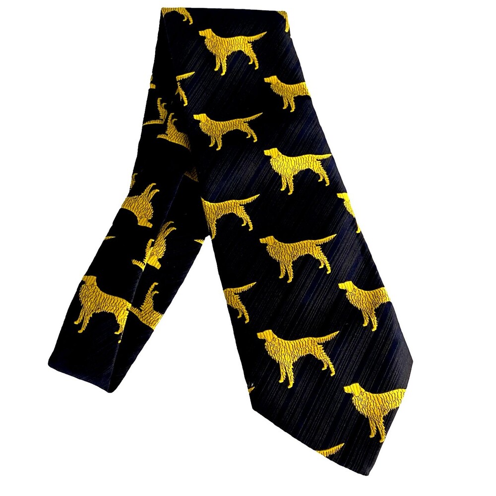 #7897 GRODINS CALIFORNIS BLUE DOGS POLYESTER MENS NECKTIE 4.75 X 54